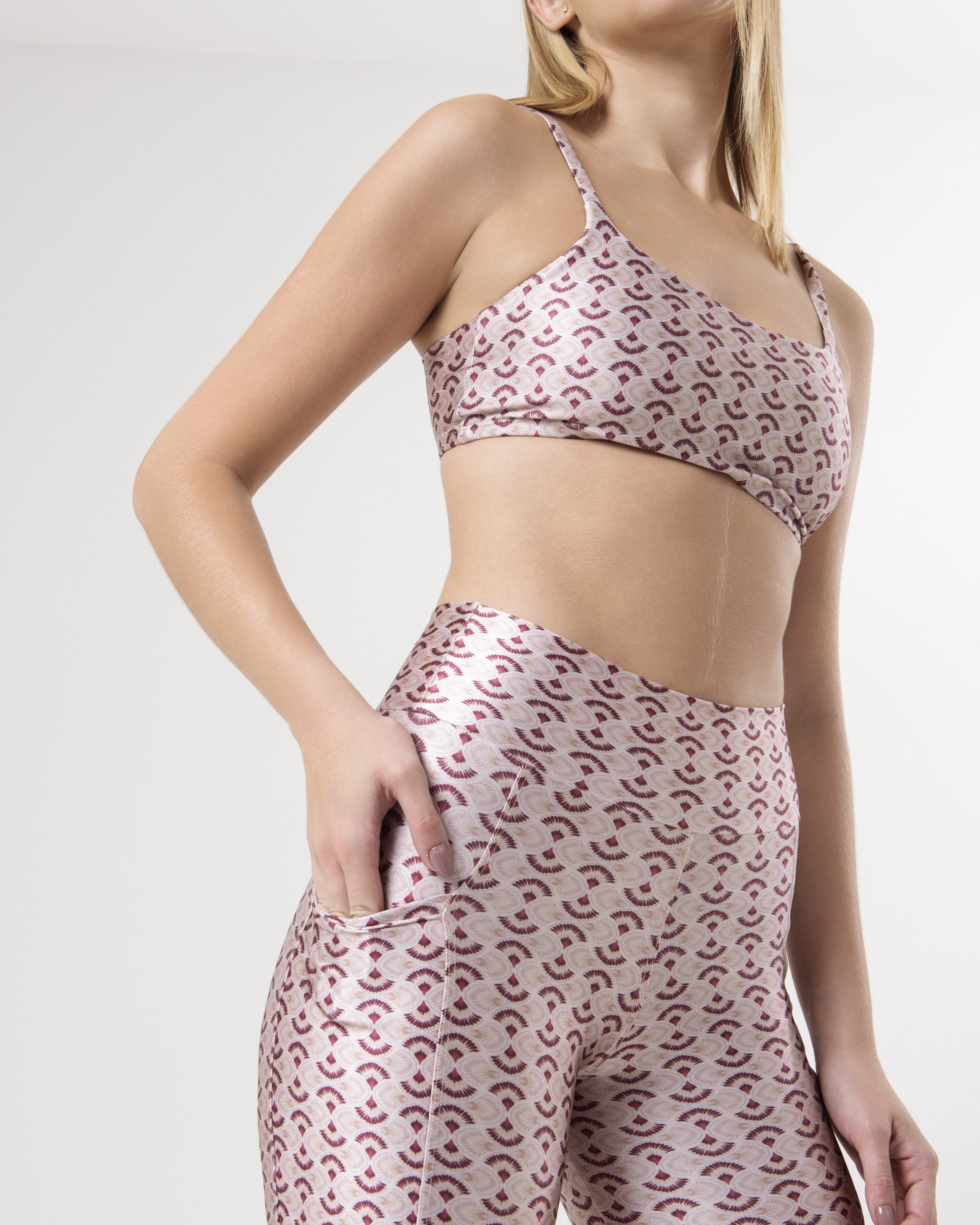 Short Estampa Blush Bee Gracie moda fitness feminina