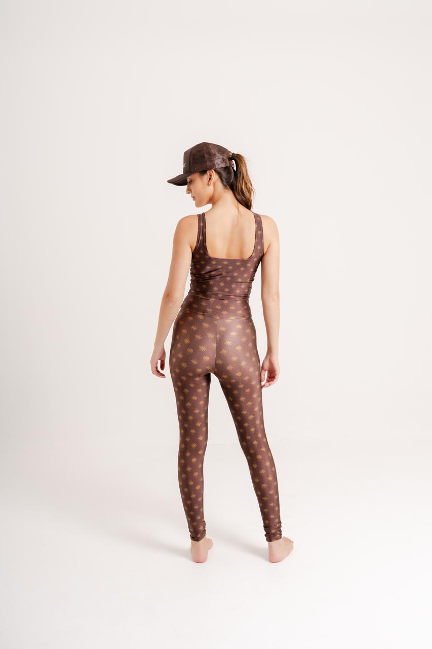 Legging Estampa Oásis modelo High Waist