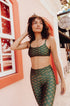 Top Comfort Estampa Green Lotus Bee Gracie moda fitness feminina