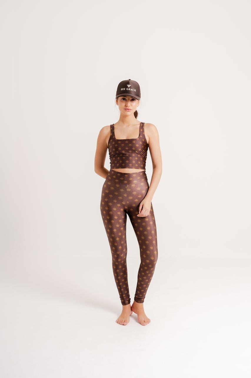 Legging Estampa Oásis modelo High Waist