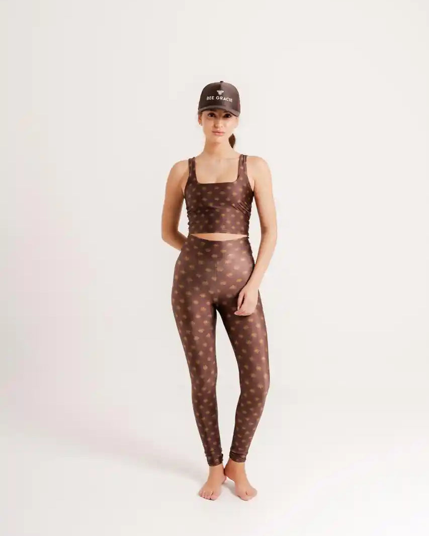 Legging Estampa Oásis modelo High Waist by BEE GRACIE - CALÇAS Bee Gracie moda fitness feminina