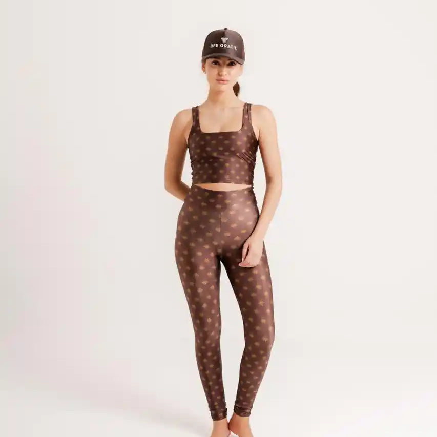 Legging Estampa Oásis modelo High Waist by BEE GRACIE - CALÇAS Bee Gracie moda fitness feminina