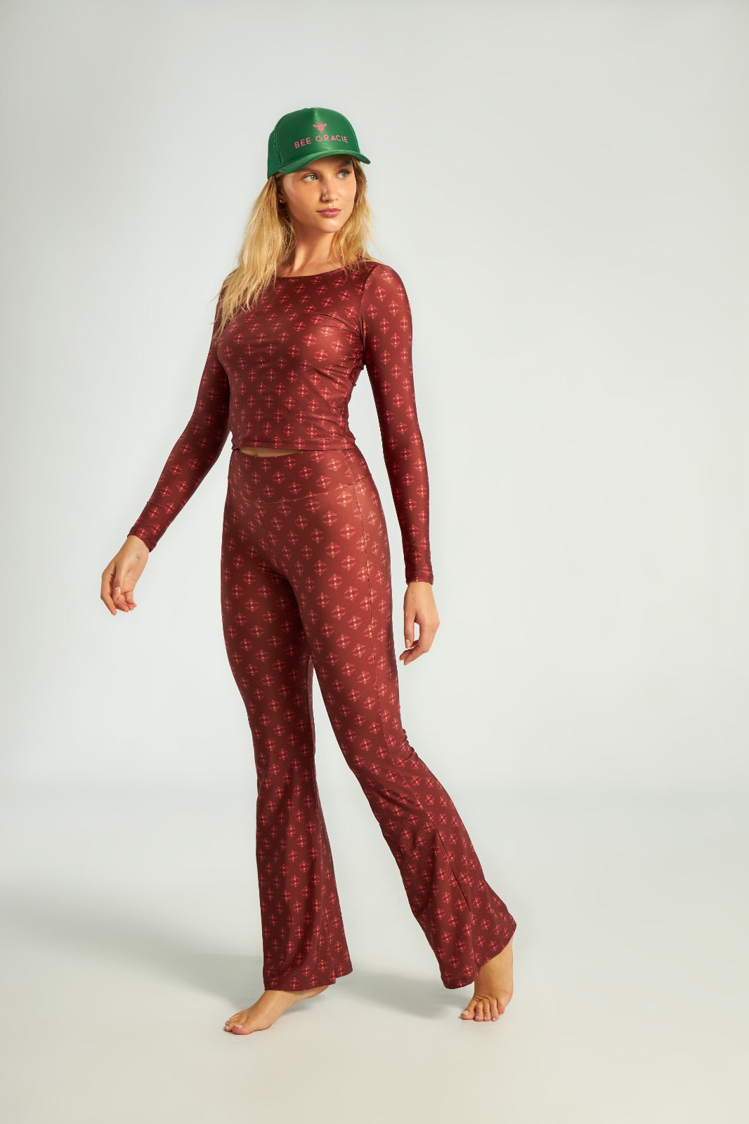 Calça Flare Teddy Bear Pink