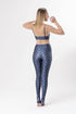 Legging Estampa Blue Lotus modelo Skin Bee Gracie moda fitness feminina