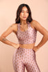 Top Aura Estampa Boteh Bee Gracie moda fitness feminina