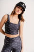 Top Cropped Estampa Dahlia by BEE GRACIE - TOPS Bee Gracie moda fitness feminina