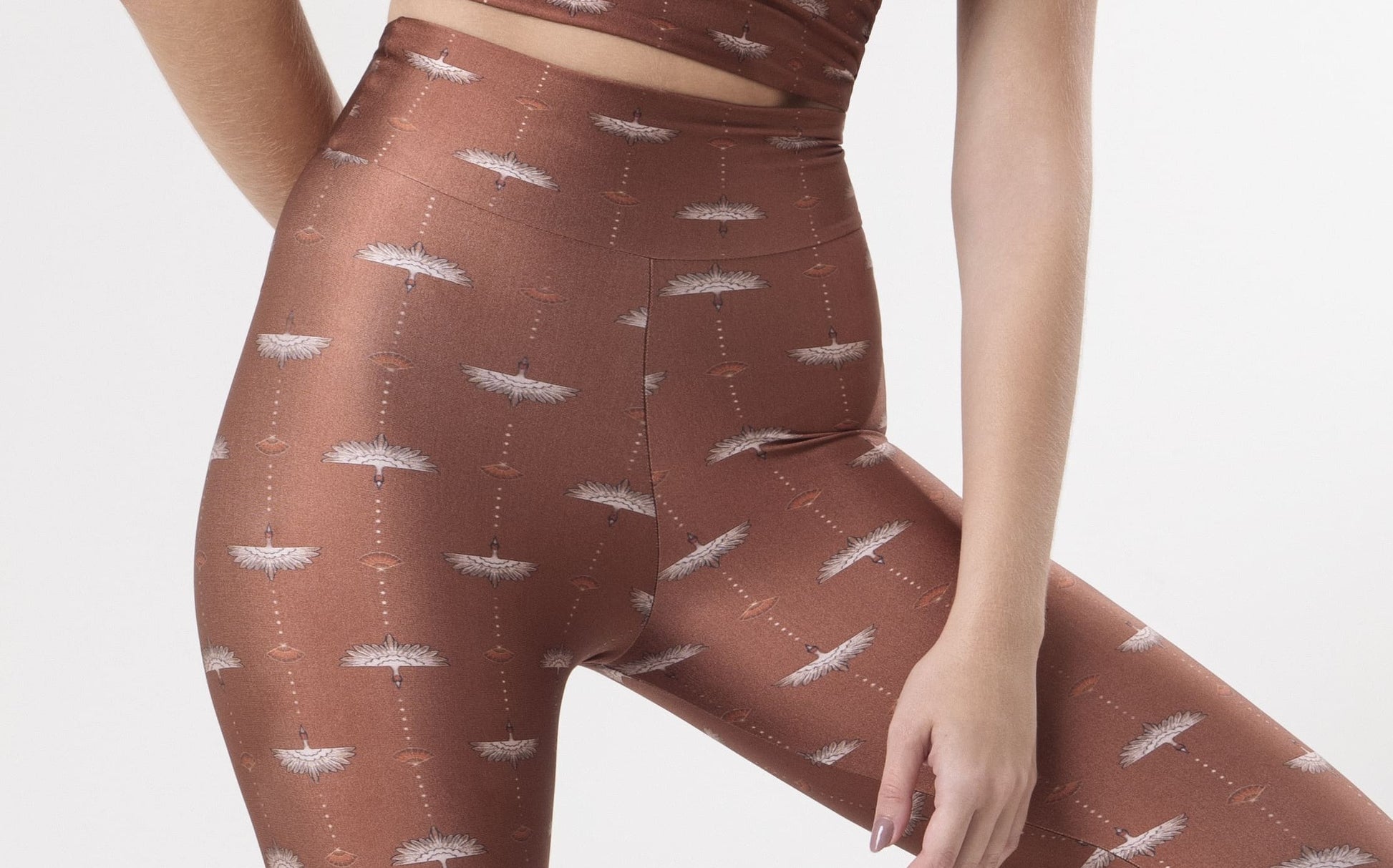 Legging Estampa Tsuru modelo High Waist