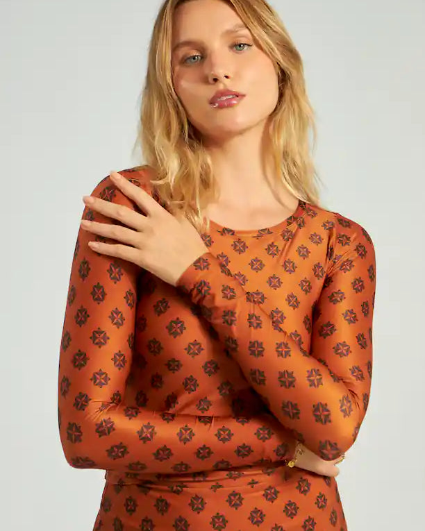 Blusa Manga Longa Beehive by BEE GRACIE - BLUSAS Bee Gracie moda fitness feminina