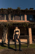 Legging Estampa Tsuru Noir  modelo High Waist Bee Gracie moda fitness feminina
