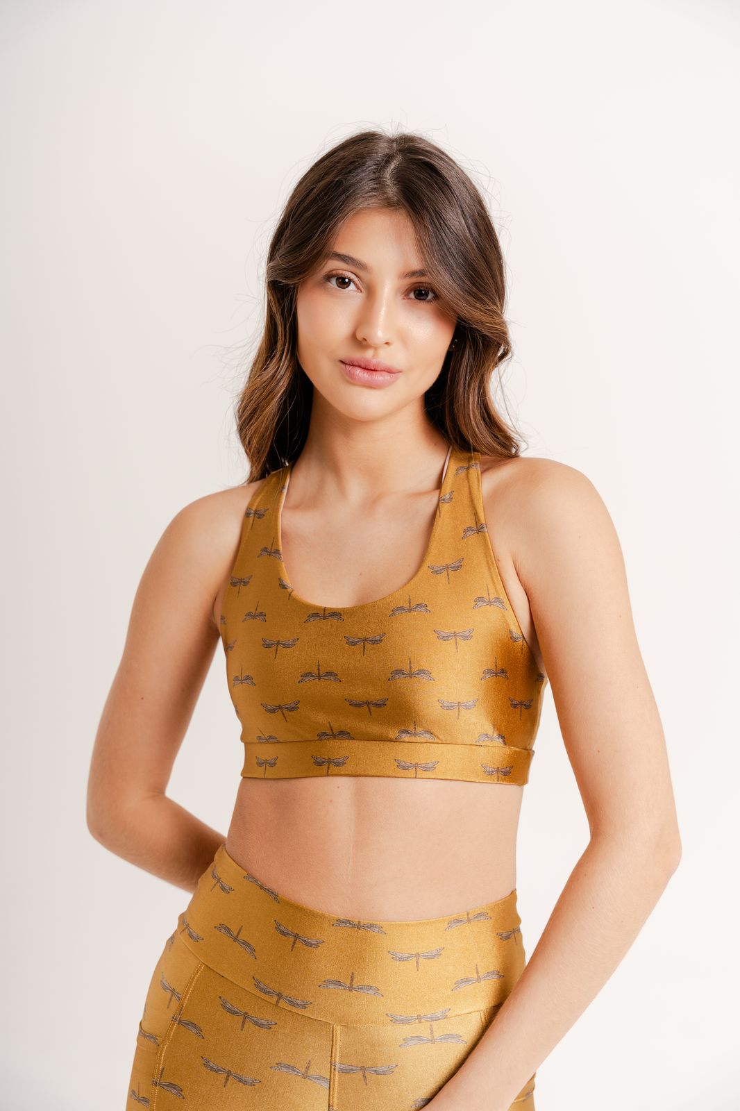 Top Nadador Estampa Dragonfly