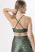 Top Flow Estampa Green Lotus Bee Gracie moda fitness feminina