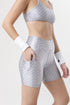 Short Estampa Azure Bee Gracie moda fitness feminina