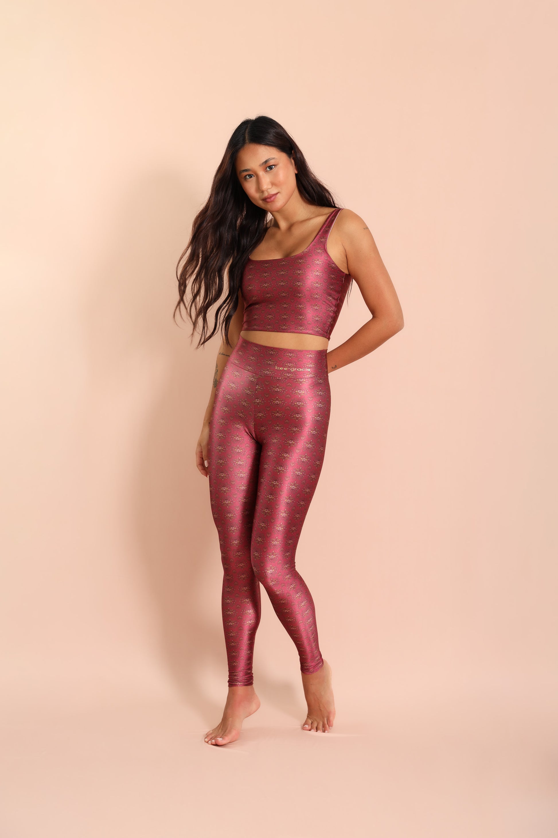 Legging Estampa Flor de Lis modelo Skin