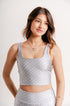 Top Cropped Estampa Azure by BEE GRACIE - TOPS Bee Gracie moda fitness feminina
