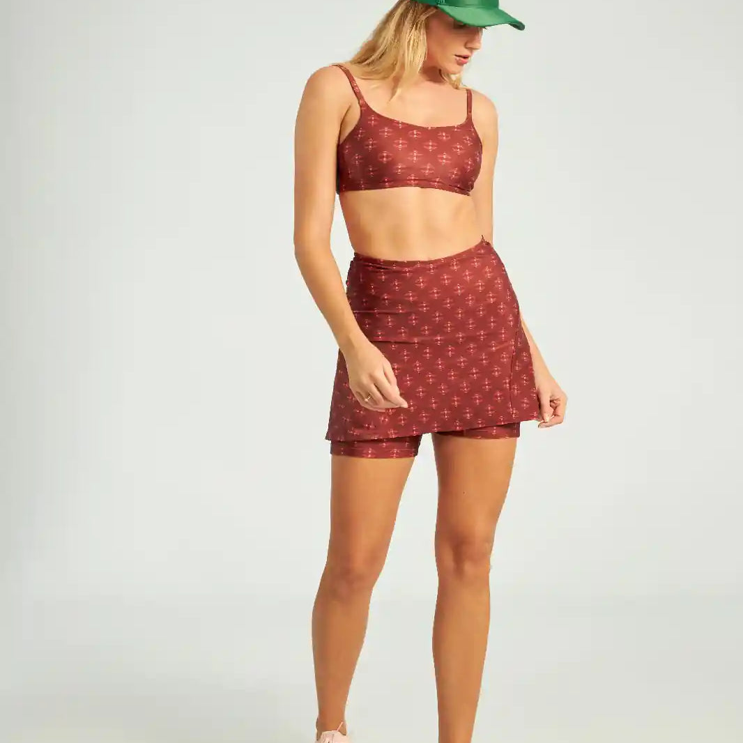 Pink Teddy Bear Tennis Skirt Bee Gracie moda fitness feminina