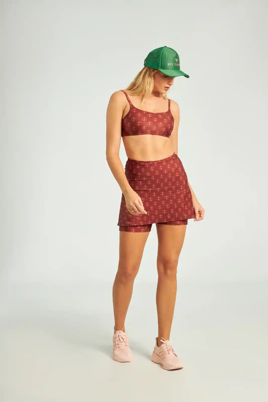 Pink Teddy Bear Tennis Skirt