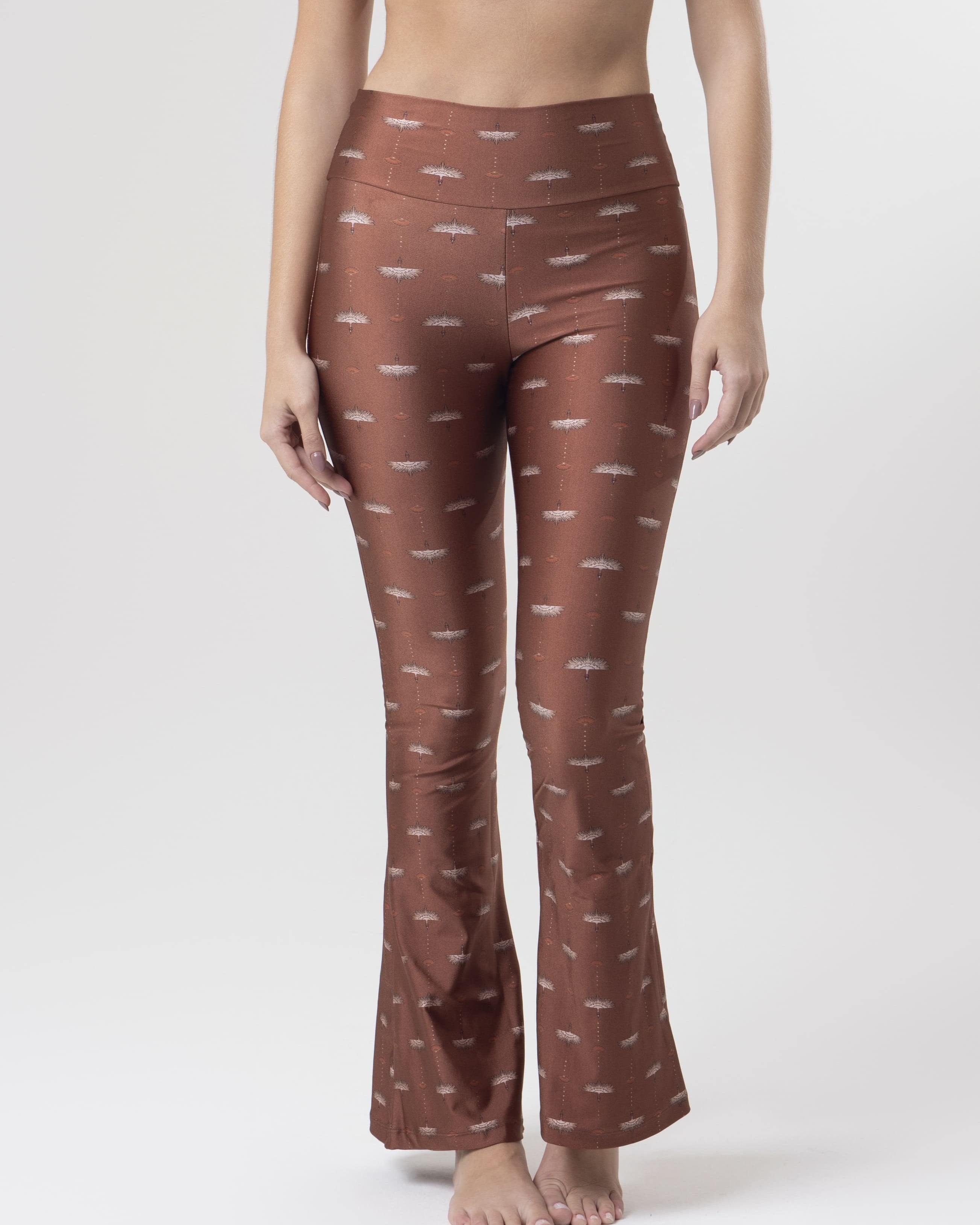 Flare Estampa Tsuru Bee Gracie moda fitness feminina