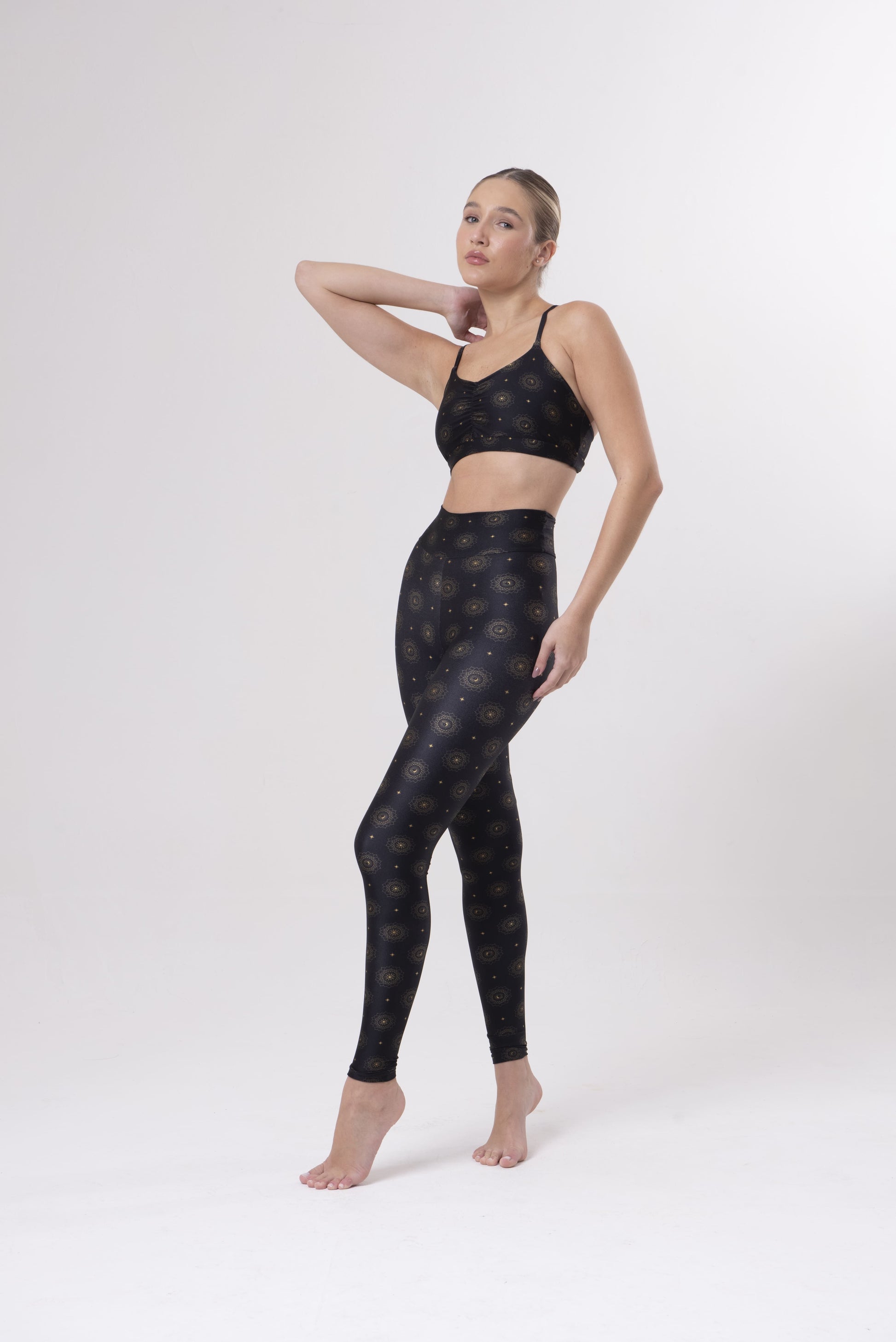 Legging Estampa Rising Sun  modelo High Waist