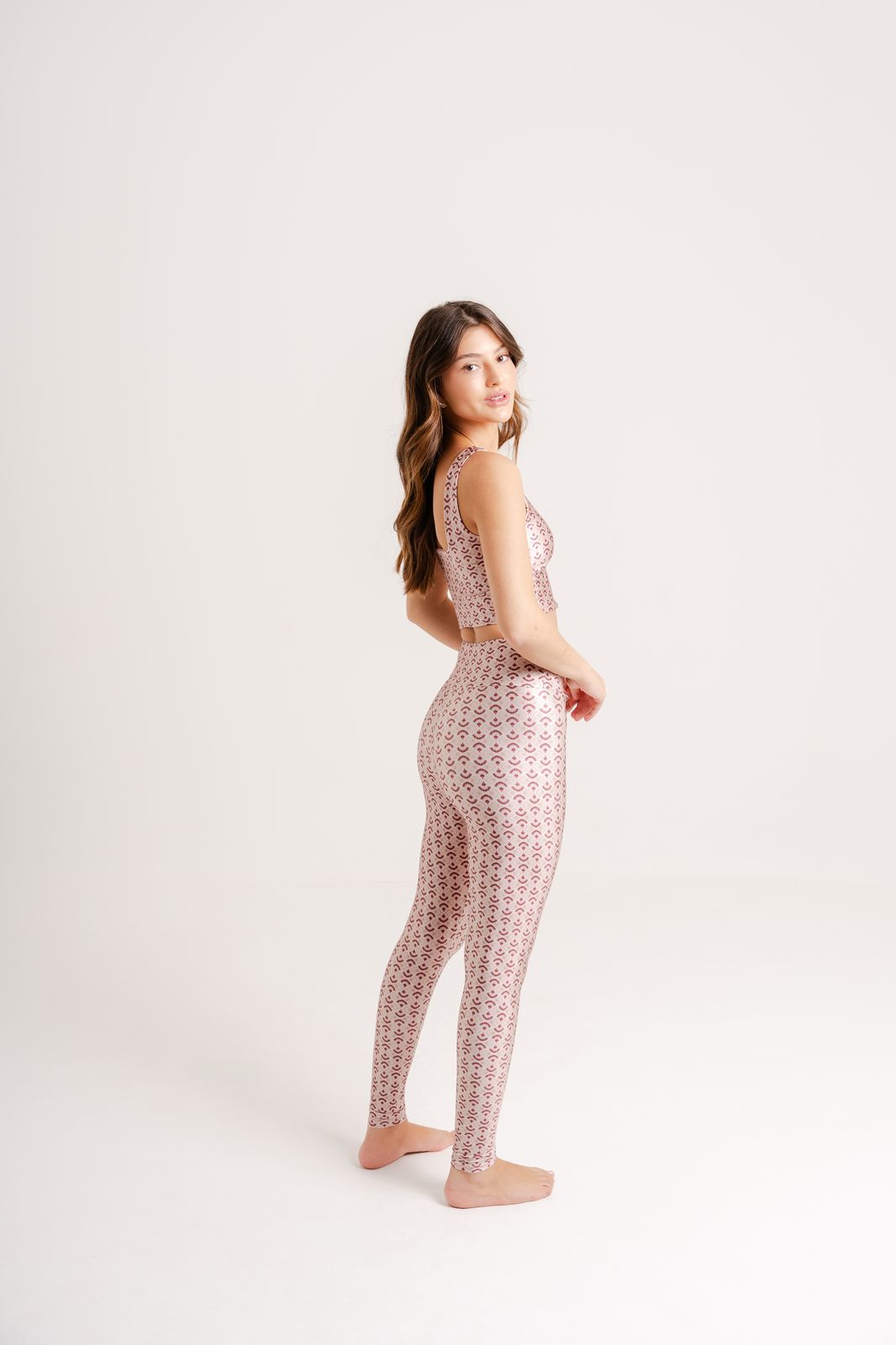 Legging Estampa Blush modelo High Waist