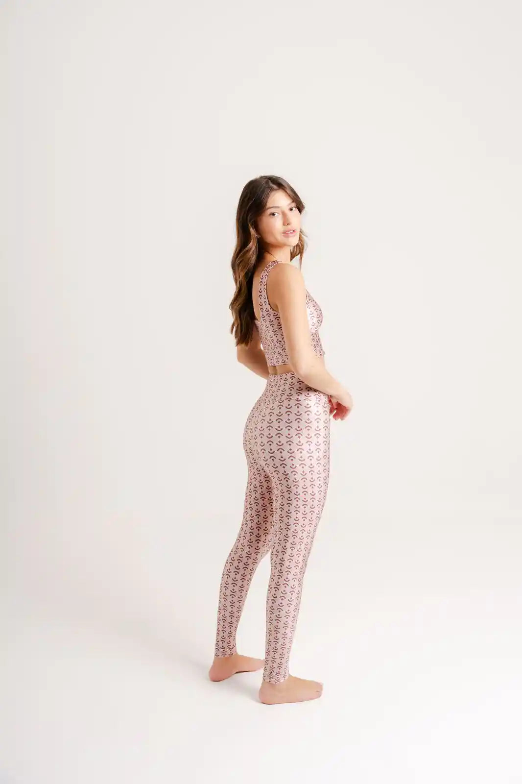 Legging Estampa Blush modelo High Waist by BEE GRACIE - CALÇAS