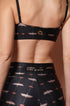Top Comfort Estampa Tsuru Noir Bee Gracie moda fitness feminina
