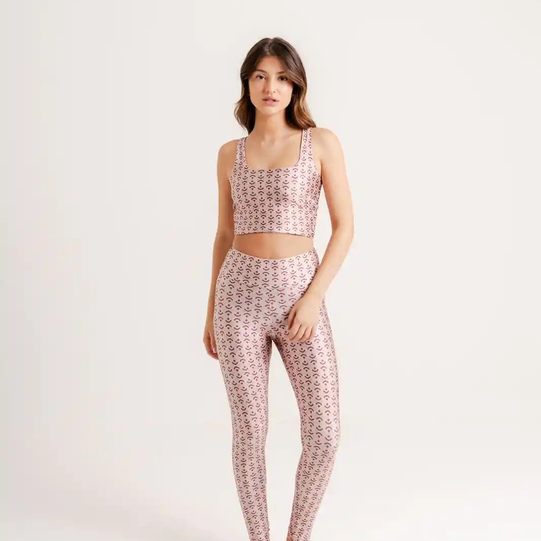 Legging Estampa Blush modelo High Waist by BEE GRACIE - CALÇAS Bee Gracie moda fitness feminina