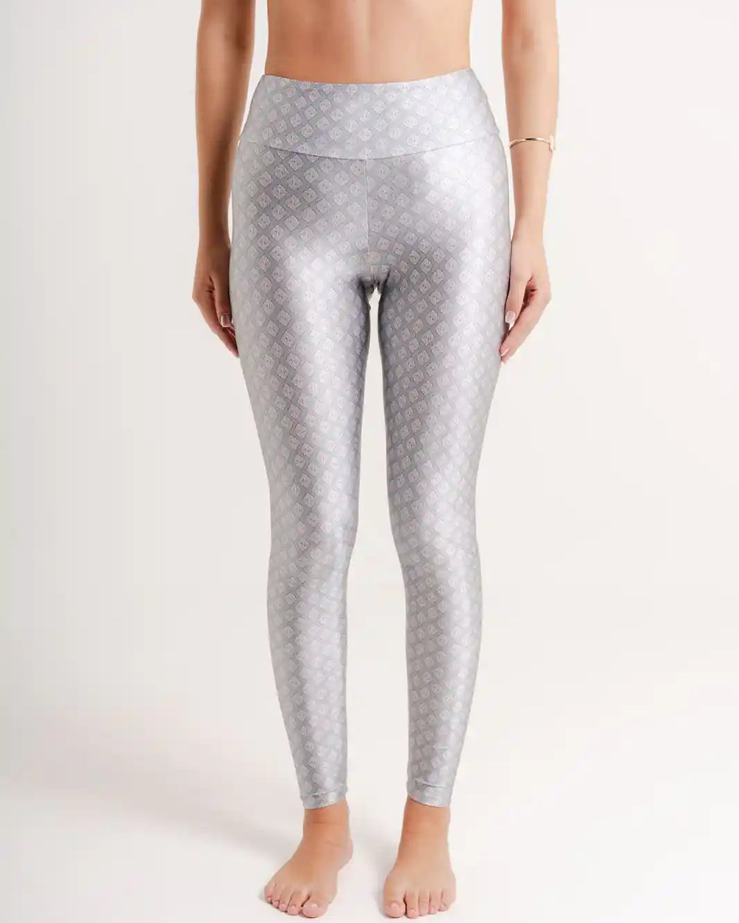 Legging Estampa Azure modelo Skin by BEE GRACIE - CALÇAS Bee Gracie moda fitness feminina