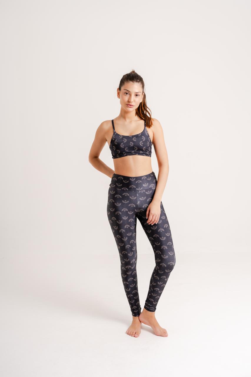 Legging Estampa Dahlia modelo High Waist