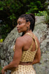 Top Aura Estampa Golden Breeze Bee Gracie moda fitness feminina