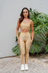 Legging Estampa Golden Breeze  modelo Skin Bee Gracie moda fitness feminina