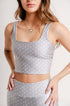Top Cropped Estampa Azure by BEE GRACIE - TOPS Bee Gracie moda fitness feminina