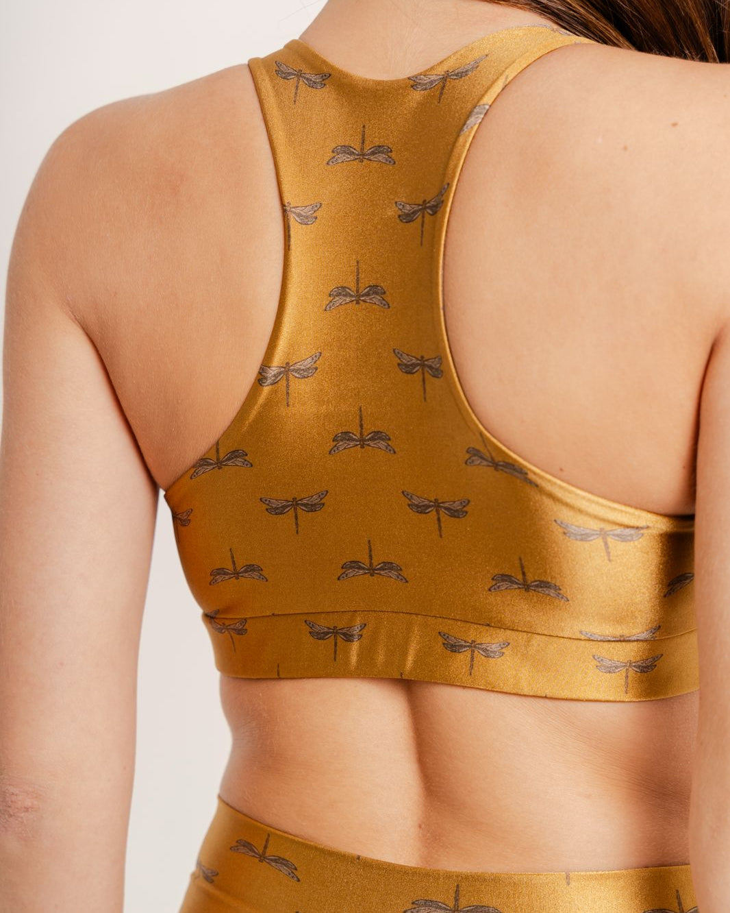 Top Nadador Estampa Dragonfly by BEE GRACIE - TOPS Bee Gracie moda fitness feminina