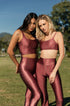 Top Cropped Estampa Flor de Lis Bee Gracie moda fitness feminina