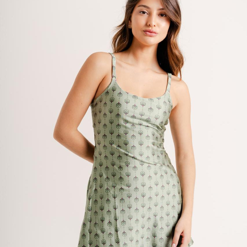 Vestido Chery Estampa Wildflower by BEE GRACIE - VESTIDOS Bee Gracie moda fitness feminina