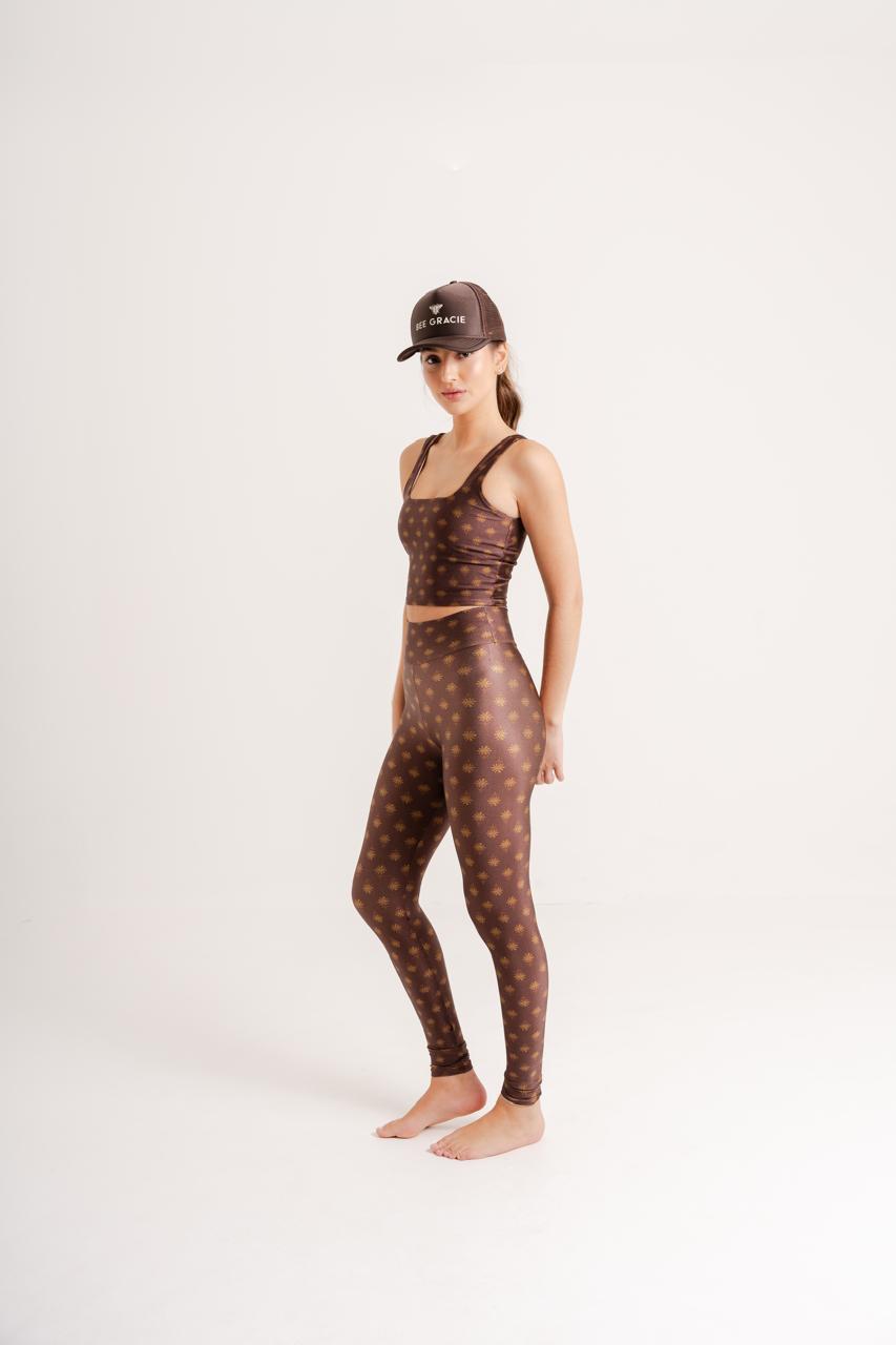 Legging Estampa Oásis modelo High Waist
