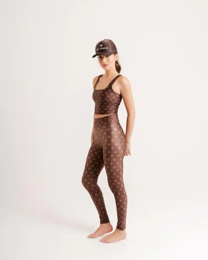 Legging Estampa Oásis modelo High Waist by BEE GRACIE - CALÇAS Bee Gracie moda fitness feminina