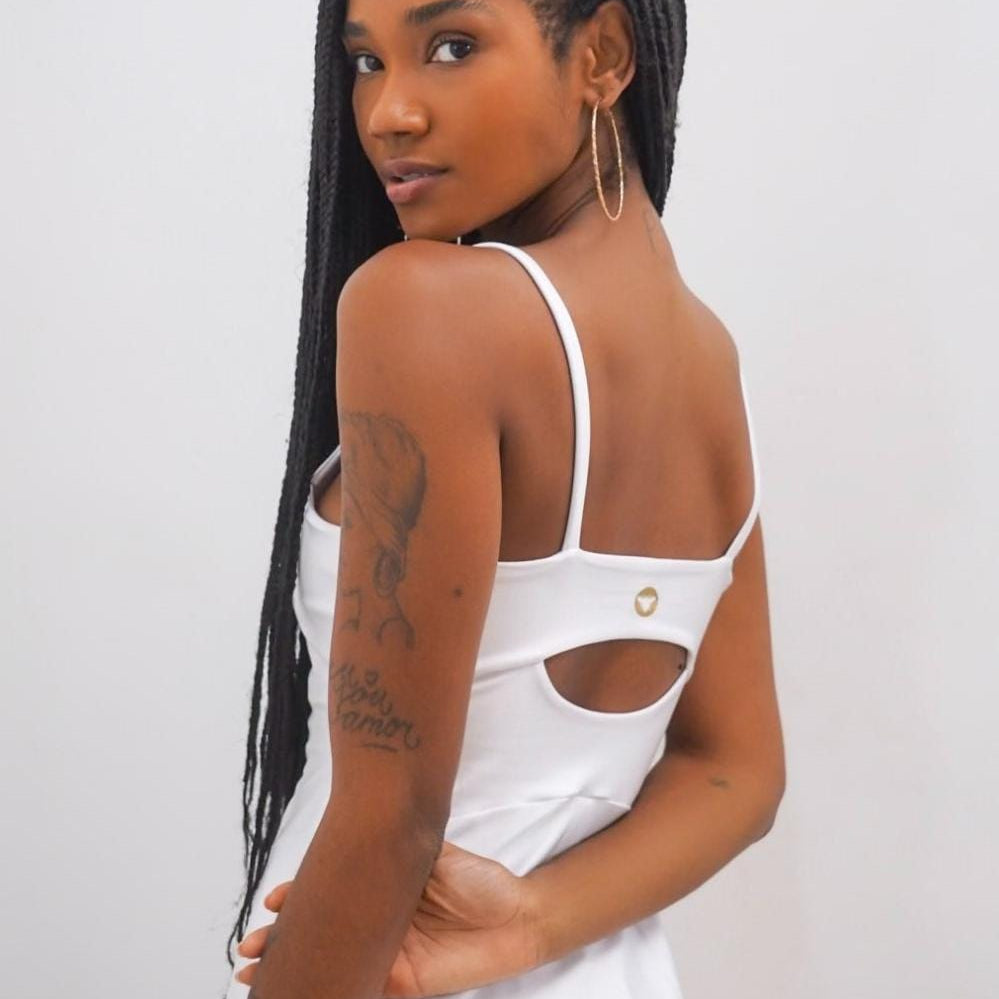 Vestido Chery White Bee Gracie moda fitness feminina