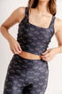 Top Cropped Estampa Dahlia by BEE GRACIE - TOPS Bee Gracie moda fitness feminina