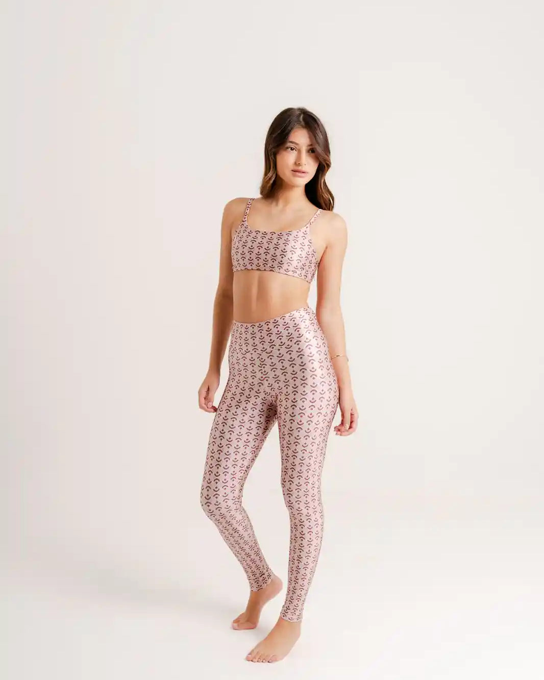 Legging Estampa Blush modelo Skin by BEE GRACIE - CALÇAS Bee Gracie moda fitness feminina