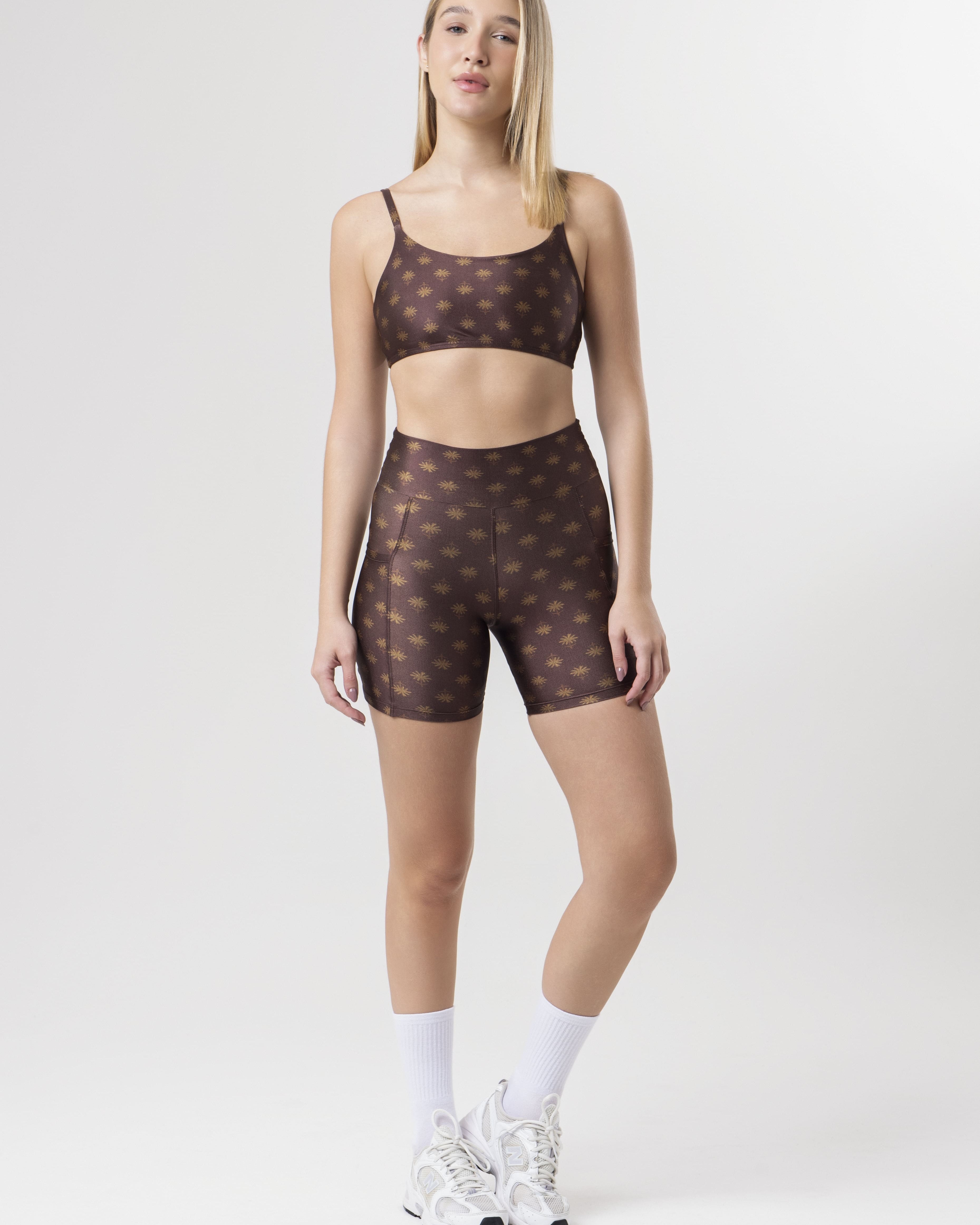 Short Estampa Oásis Bee Gracie moda fitness feminina