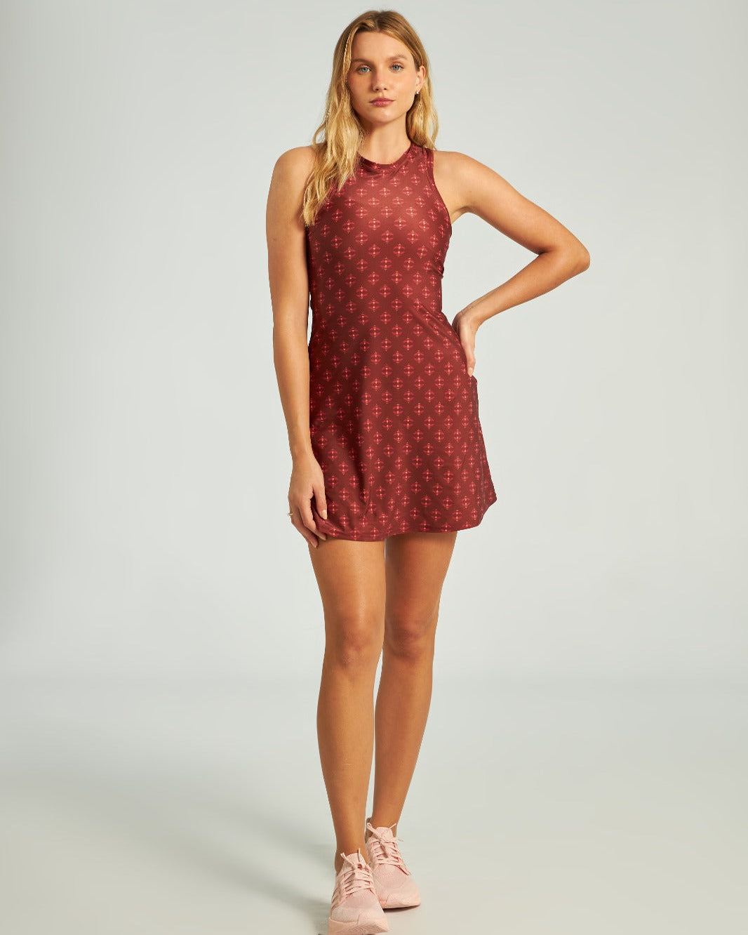 Vestido c/ Shorts Teddy Bear Pink Bee Gracie moda fitness feminina