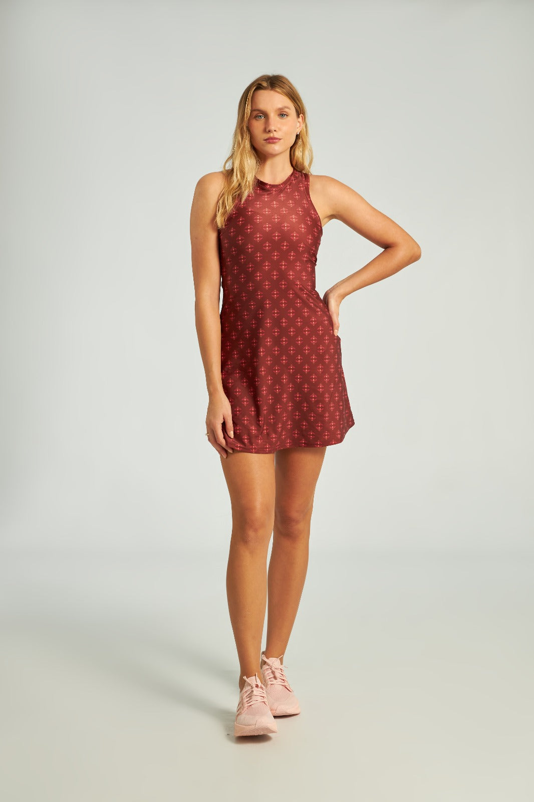 Vestido c/ Shorts Teddy Bear Pink