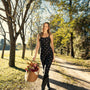 Jumpsuit Zen Estampa Tsuru Noir Bee Gracie moda fitness feminina