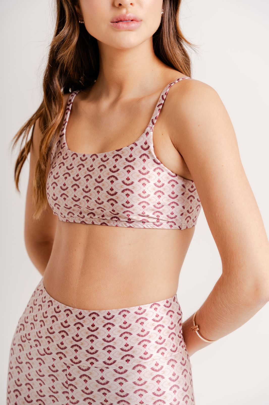 Top Comfort Estampa Blush