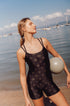 Jumpsuit Zen Curto Estampa Rising Sun Bee Gracie moda fitness feminina