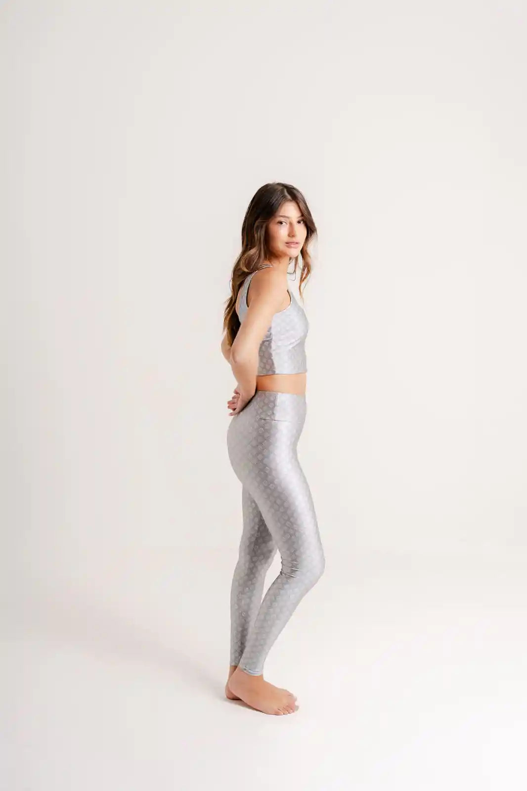 Legging Estampa Azure modelo High Waist by BEE GRACIE - CALÇAS