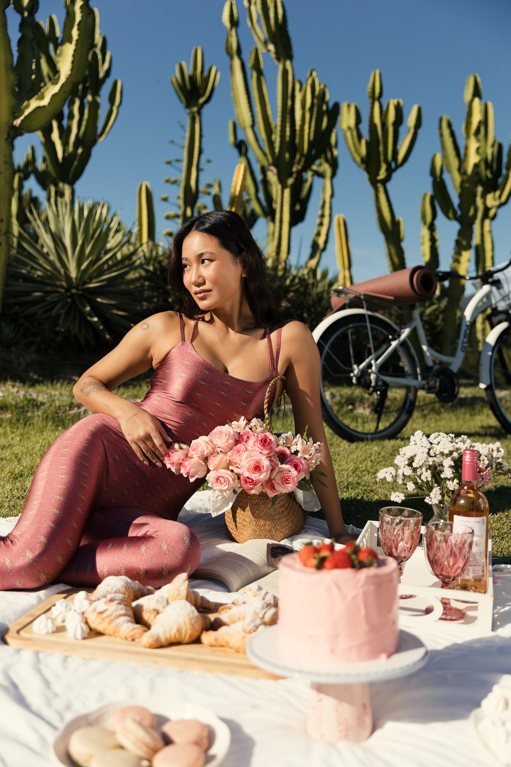 Jumpsuit Zen Estampa Flor de Lis