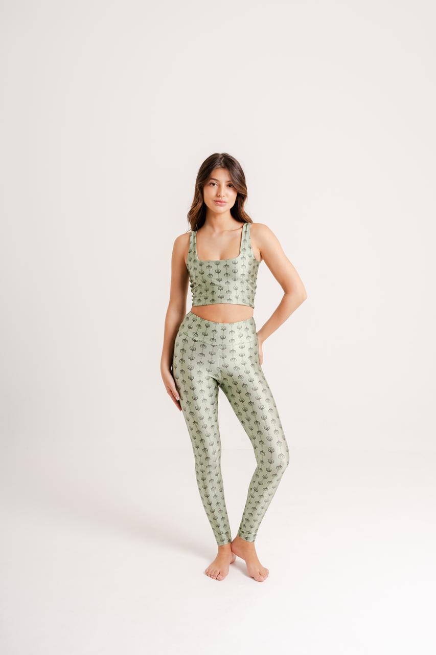 Legging Estampa Wildflower modelo Skin