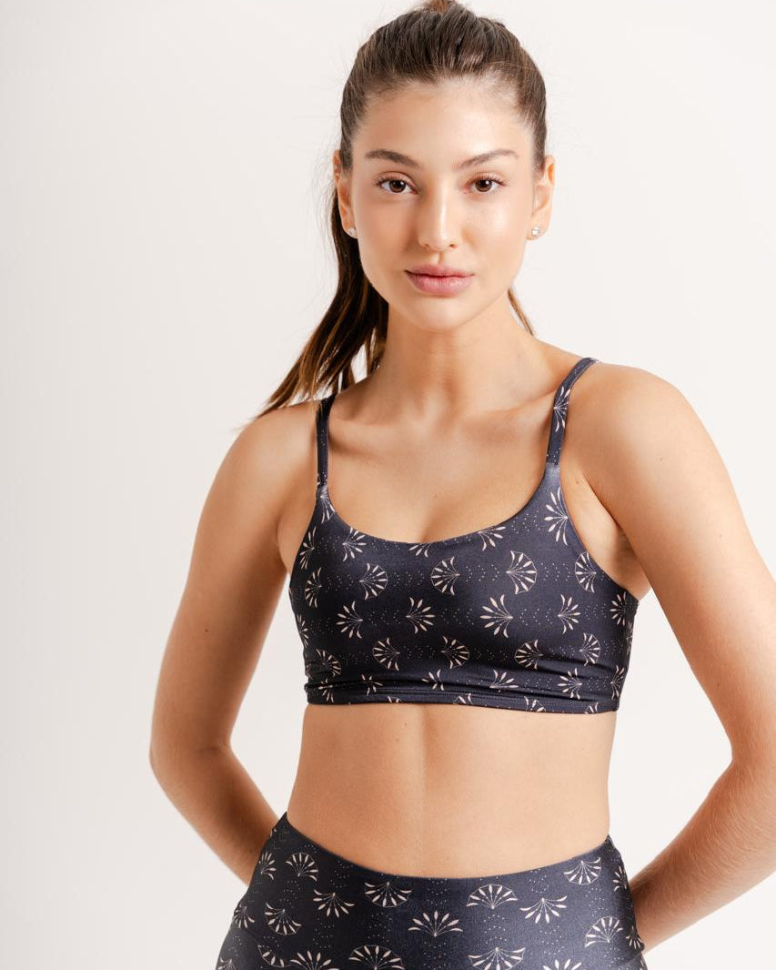 Top Comfort Estampa Dahlia by BEE GRACIE - TOPS Bee Gracie moda fitness feminina