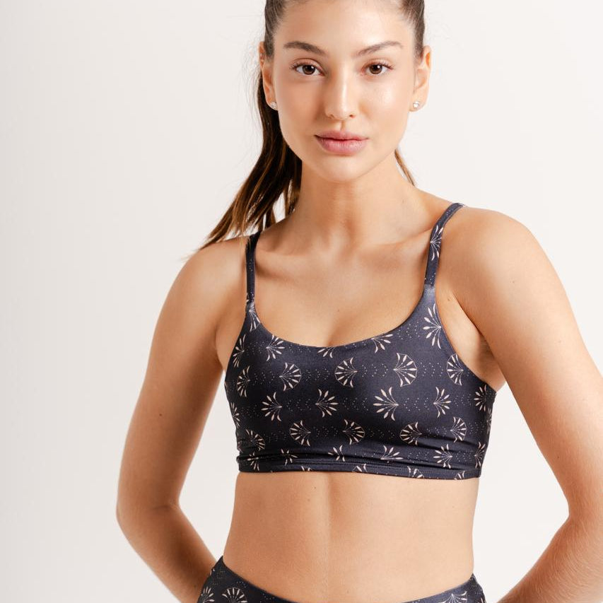 Top Comfort Estampa Dahlia by BEE GRACIE - TOPS Bee Gracie moda fitness feminina